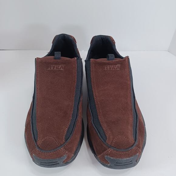 Ryka Loafer Women's 7.5 Brown Suede CASCADE ROAMER Slip On Comfort NITRACEL - Picture 2 of 7